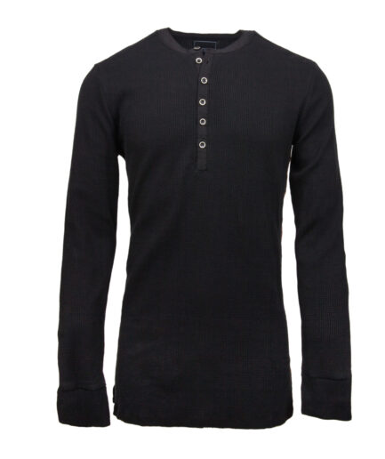 Silas Black Thermal Henley