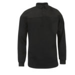 Sever Black Pullover Buttondown
