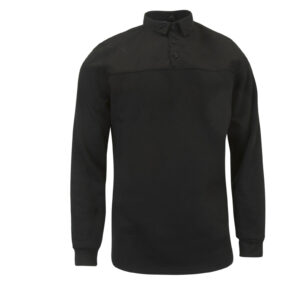 Sever Black Pullover Buttondown