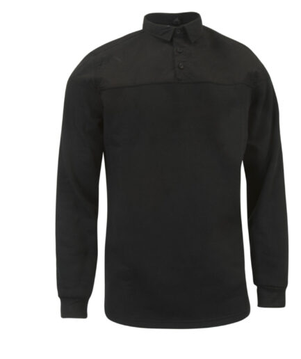 Sever Black Pullover Buttondown