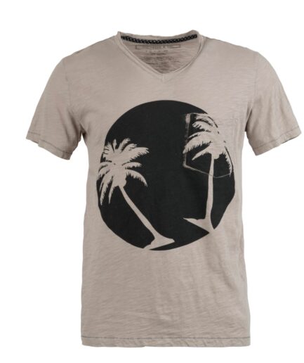 Orlanda Taupe Graphic Tee