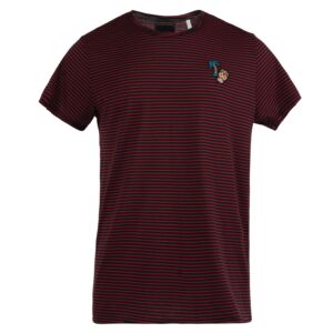 Glen Black Scoop Neck Tee