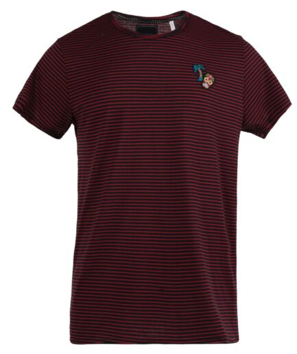 Glen Black Scoop Neck Tee