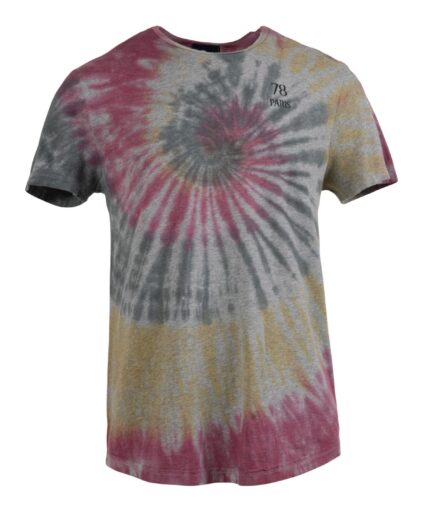 Clyde Burgundy Tie-Dyed Tee