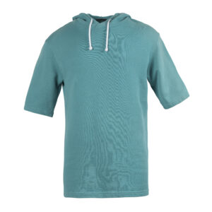 Surf Mint Short Sleeve Pull Over Hoodie