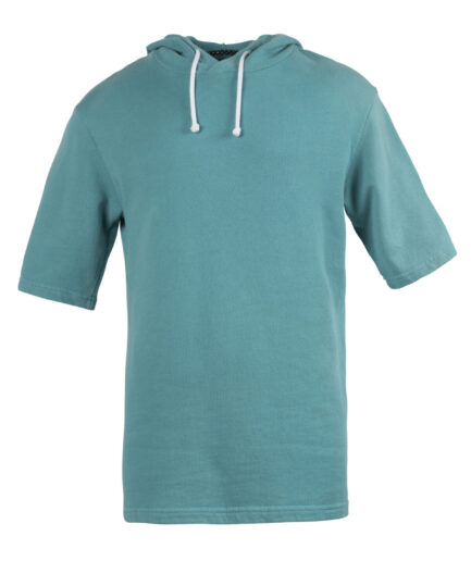 Surf Mint Short Sleeve Pull Over Hoodie