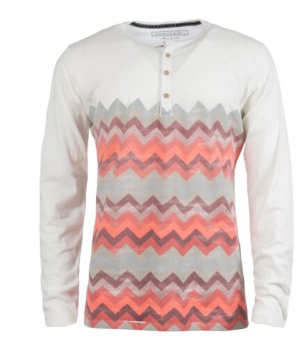 Einstein Rust Long Sleeve Henley
