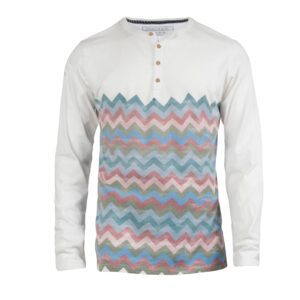 Einstein Teal Long Sleeve Henley