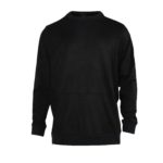 The Portis Ultra Suede Black Sweatshirt