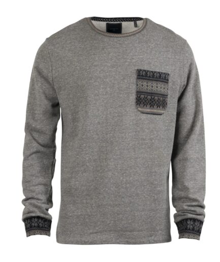 Helena Light Grey Long Sleeve Shirt