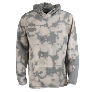West Oversized Bleached Grey Hoodie