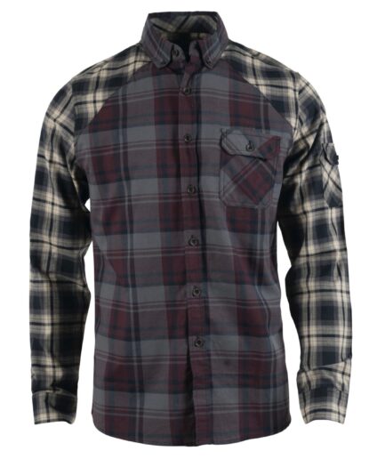 Riley Burgundy Long Sleeve Buttondown