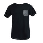 Gambier Black Scoop Neck Tee