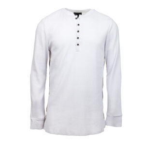 Silas Optic White Thermal Henley